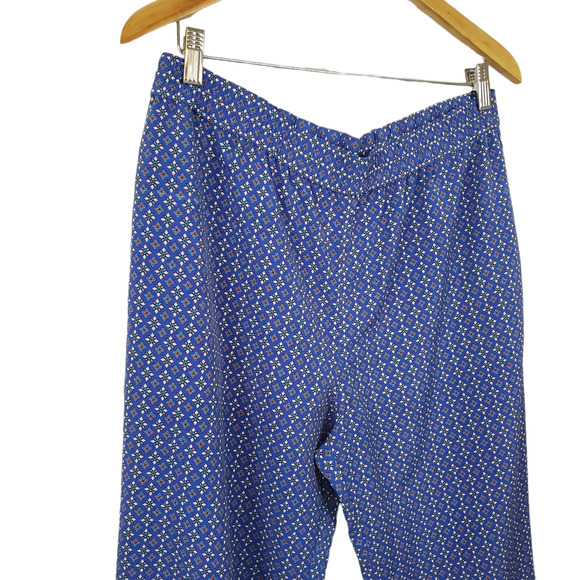 TALBOTS | GEOMETRIC ABSTRACT MULTICOLORED PULL ON PANTS WOMEN'S SIZE 12 - Picture 5 of 16
